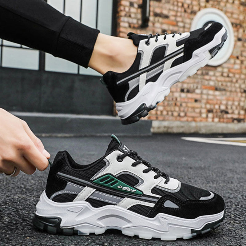 Men Outdoor Breathable Mesh Shoes Lightweight Running Sports Shoes