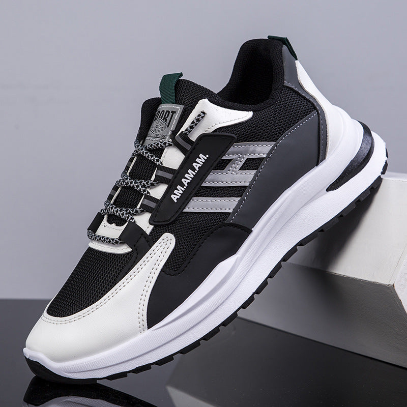 Men Flying Weaving Mesh Breathable Running Shoes