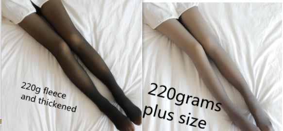 Cozy Plus Size Fleece-Lined Leggings for Winter Warmth. Order Now!