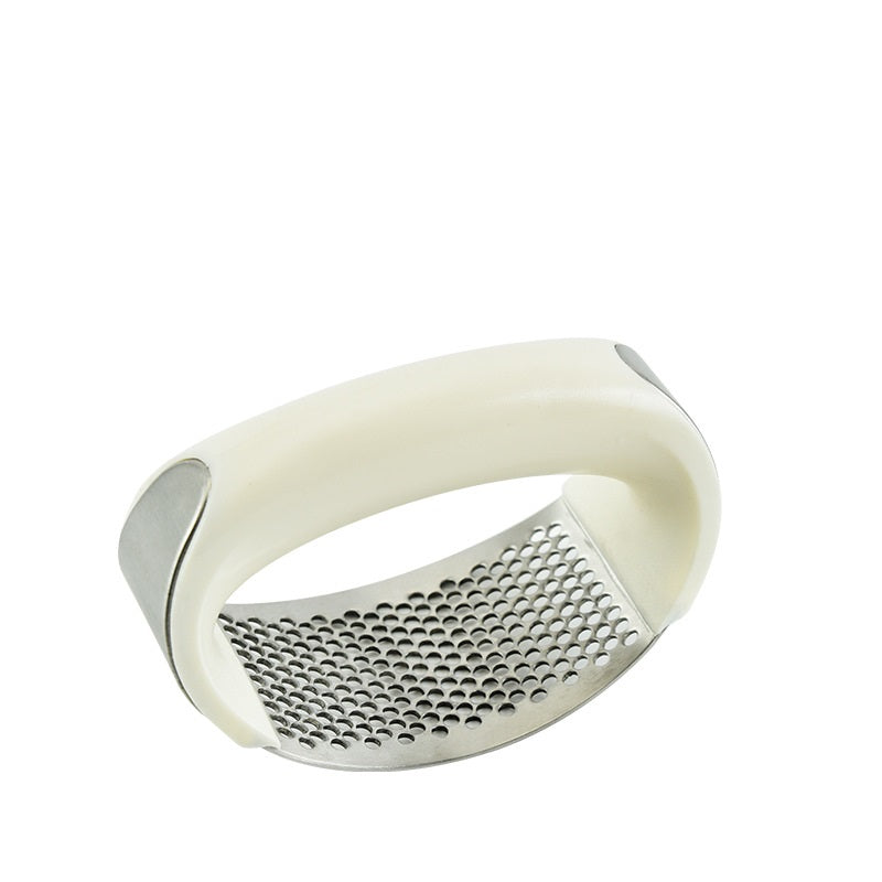 Stainless Steel Manual Curve Garlic Press