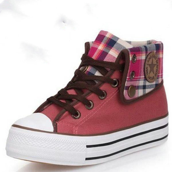 Girl Thick Soled Flat Bottom Muffin Heel Board Shoes