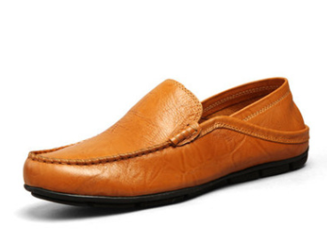 Men's leather casual shoes fashion