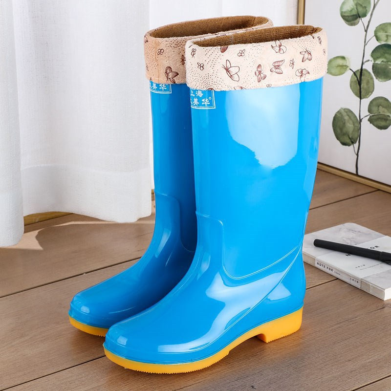 Rain boots waterproof rubber shoes