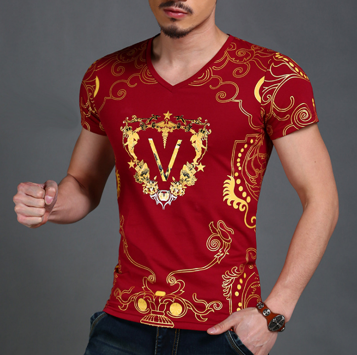 Gold Pattern Shirt