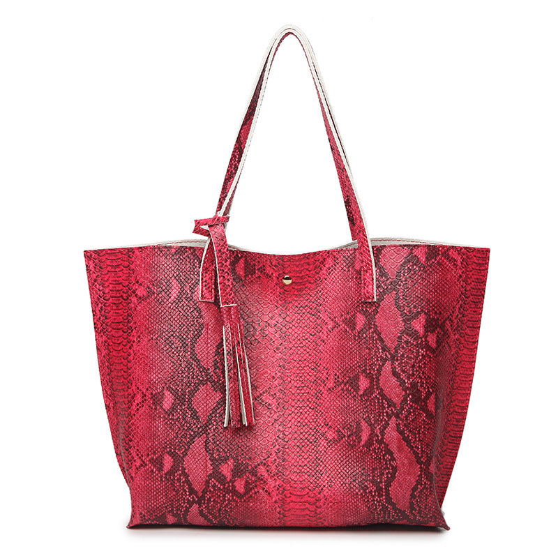 Fashion Forward: Euro-American Snake Print Bag