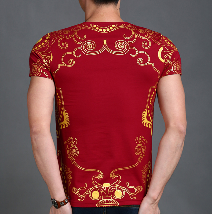 Gold Pattern Shirt