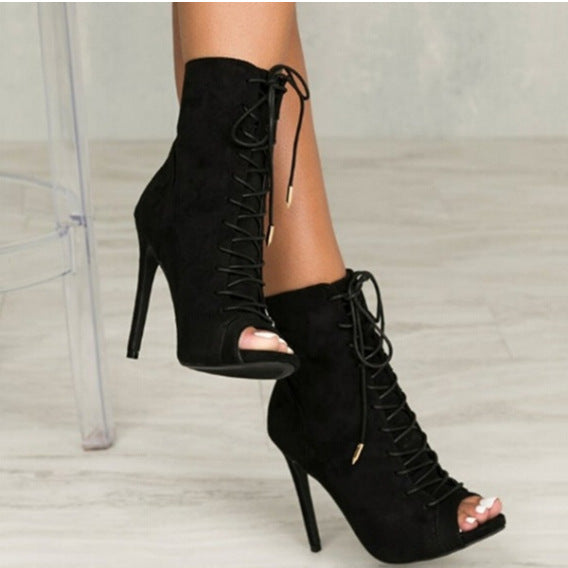 High Heel Fish Mouth Ladies Shoes