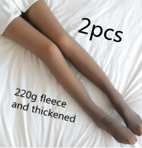 Cozy Plus Size Fleece-Lined Leggings for Winter Warmth. Order Now!