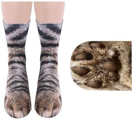 Cute Cat Claws Animal Unisex Long Socks
