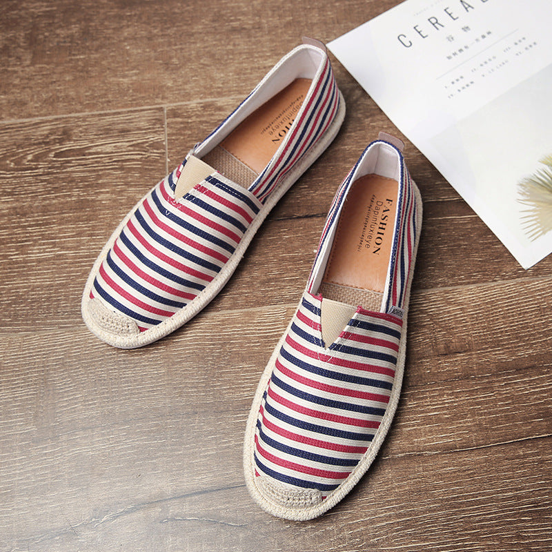 Leisure shoes linen grass woven fisherman's shoes