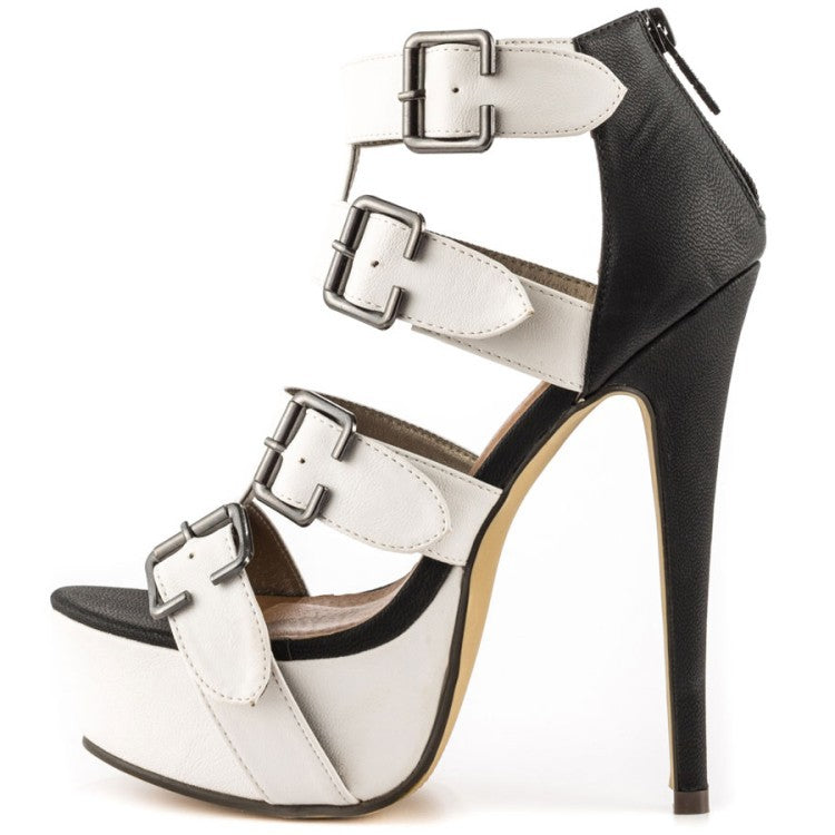 Belt Buckle High Heel Roman