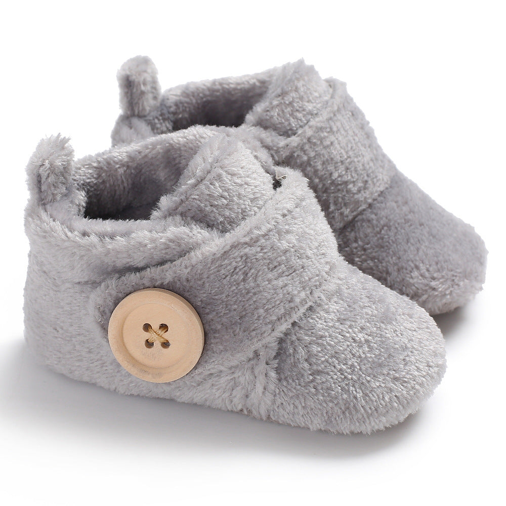 Velcro baby soft soled walking shoes