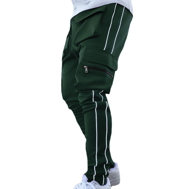 Men's Japanese Trousers Loose Large Size Work Pants