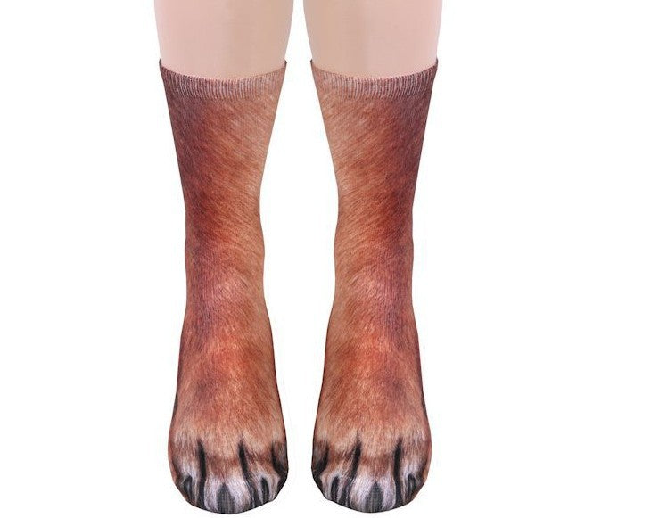 Cute Cat Claws Animal Unisex Long Socks