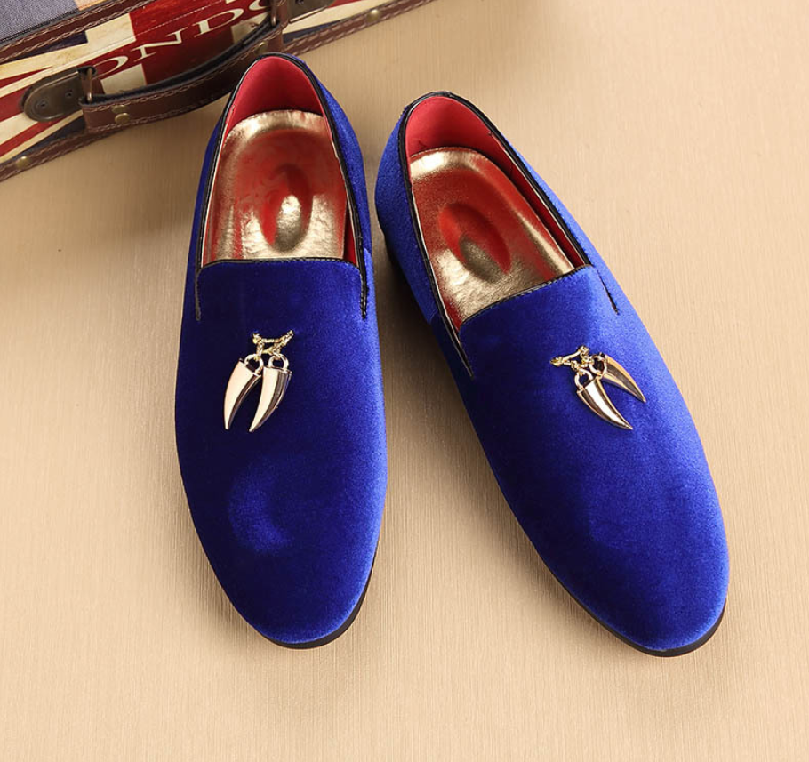 Small leather peas shoes