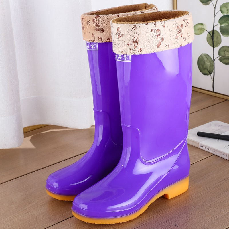 Rain boots waterproof rubber shoes