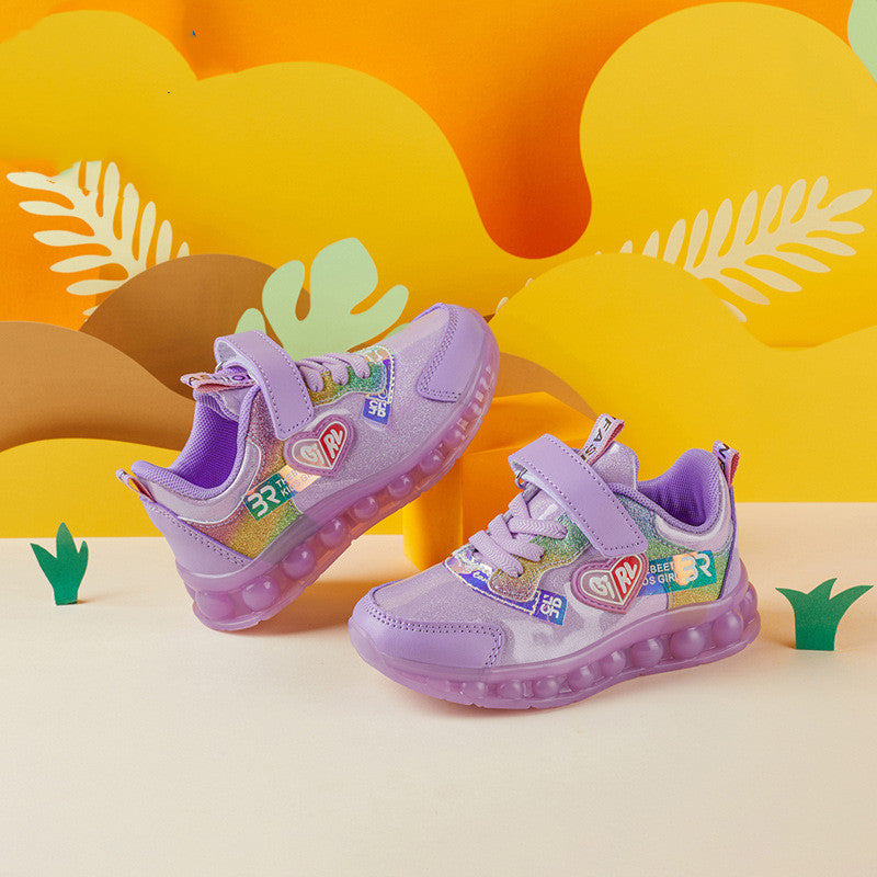Girls Fashion Jelly Sole Sports Shoes