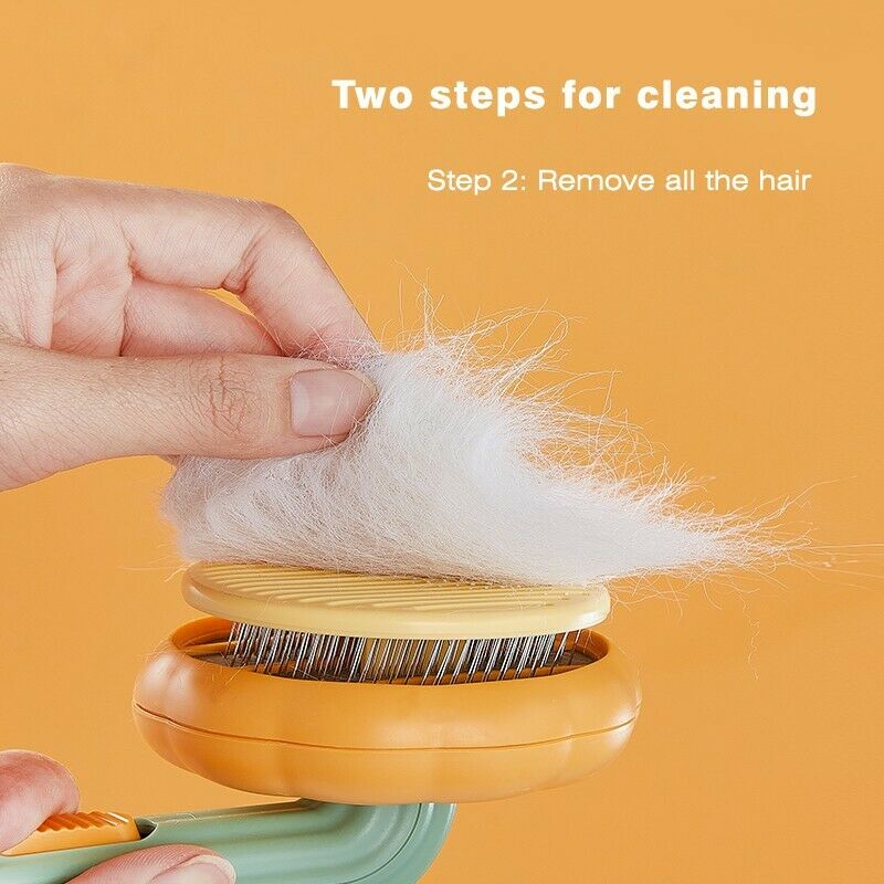 Purrfection Unleashed: Self-Cleaning Pet Slicker Brush - Tame Tangles, Banish Mats, and Elevate Pet Grooming!"