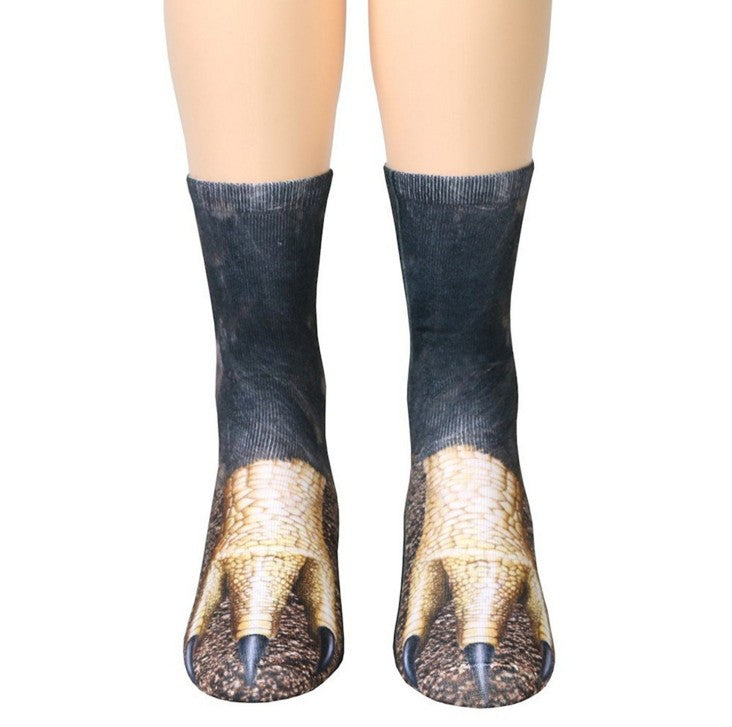 Cute Cat Claws Animal Unisex Long Socks