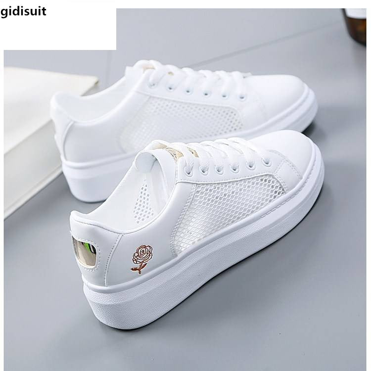Mesh panel wild summer women's shoes