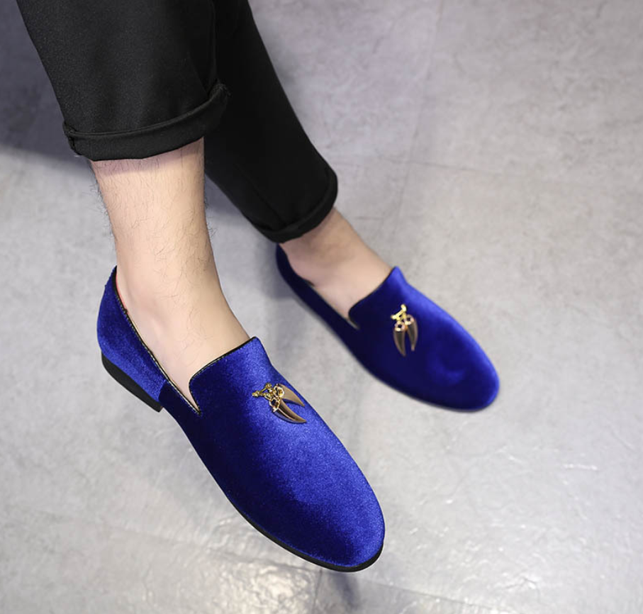Small leather peas shoes