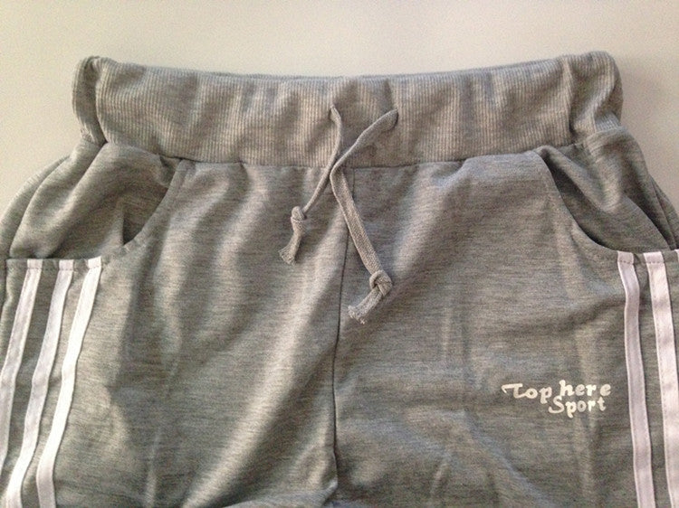 Side three bar sweats