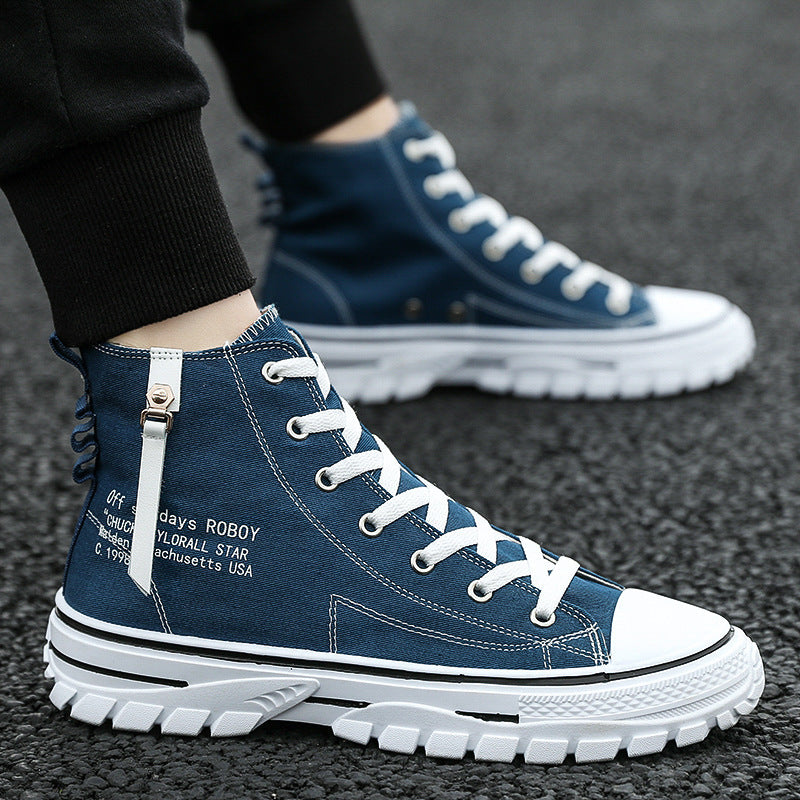 Canvas Breathable Thick Sole Board Shoes