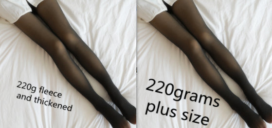 Cozy Plus Size Fleece-Lined Leggings for Winter Warmth. Order Now!