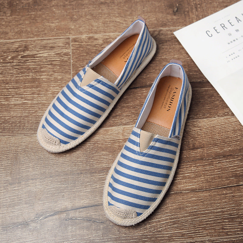 Leisure shoes linen grass woven fisherman's shoes