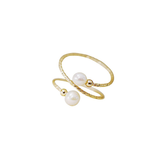 Little Fairy 14K Gold Freshwater Pearl Ring