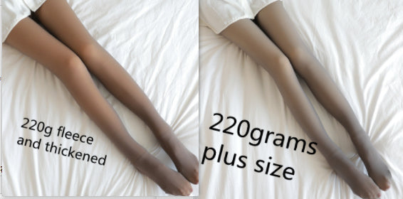 Cozy Plus Size Fleece-Lined Leggings for Winter Warmth. Order Now!