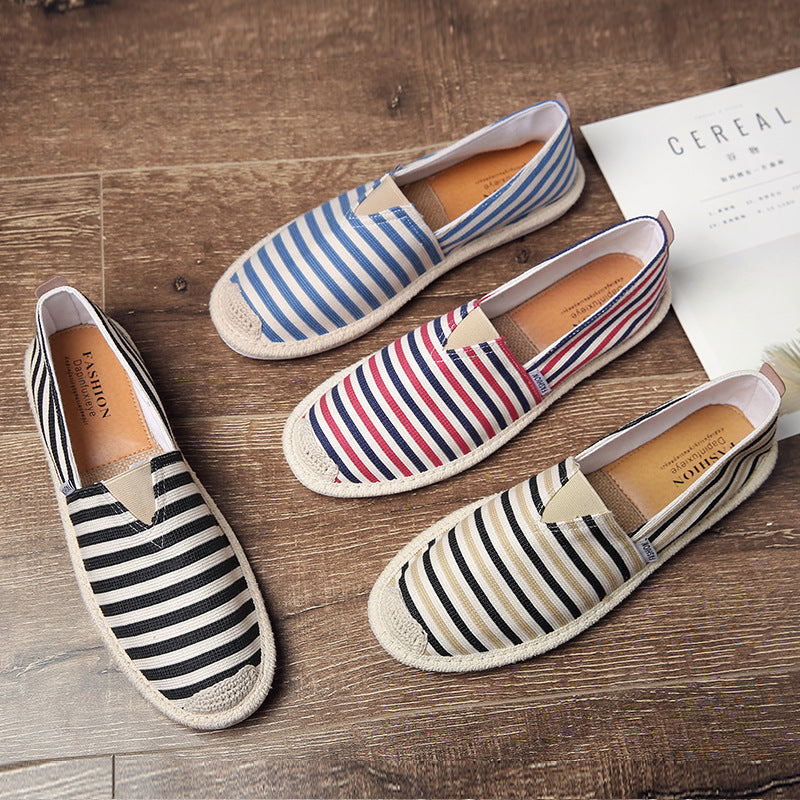 Leisure shoes linen grass woven fisherman's shoes