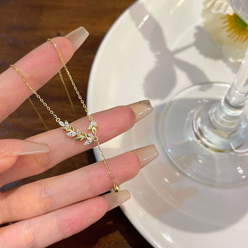 Women's Sterling Silver Light Luxury High-grade Clavicle Necklace