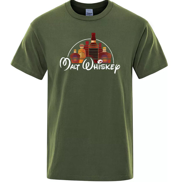 Malt Whiskey T-shirt Funny Alcohol Drunk Men's T-shirt