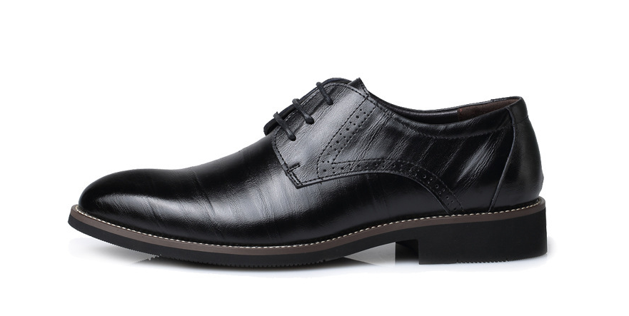 Men's leather dress business shoes