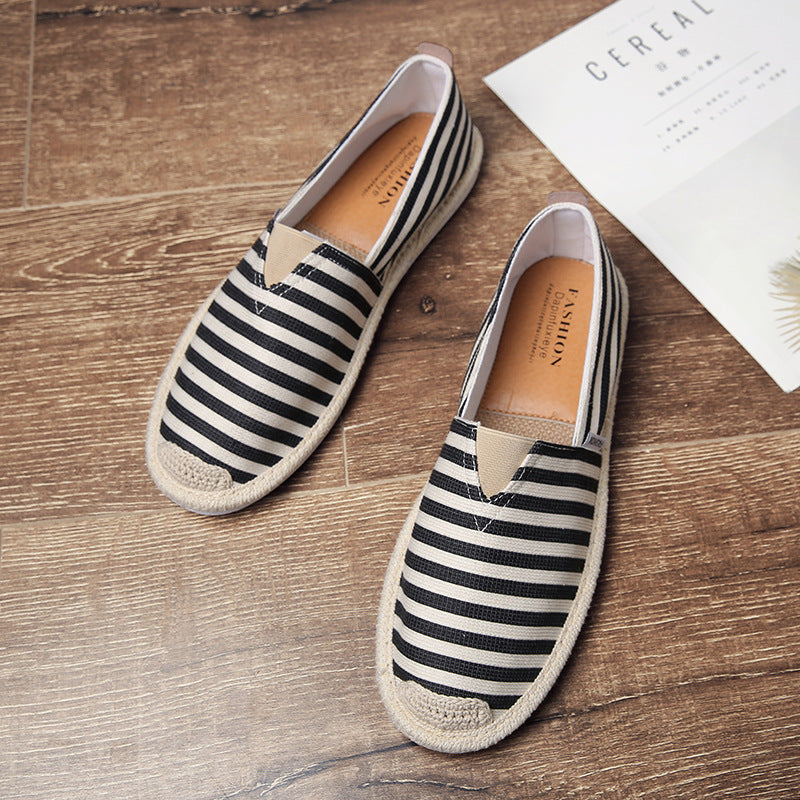 Leisure shoes linen grass woven fisherman's shoes