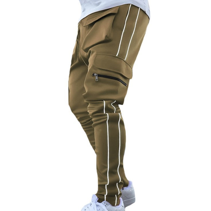 Men's Japanese Trousers Loose Large Size Work Pants