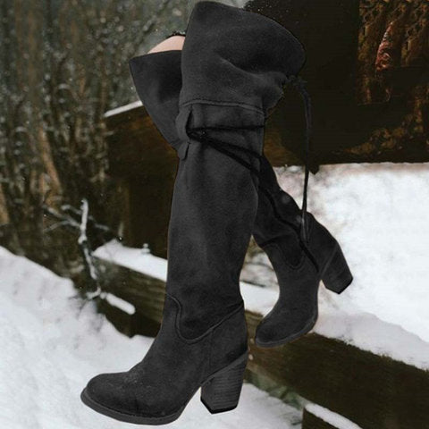 Autumn And Winter Warm Knee Boots
