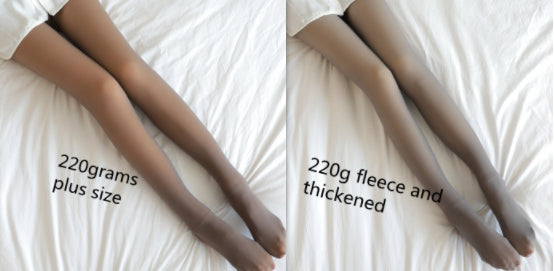 Cozy Plus Size Fleece-Lined Leggings for Winter Warmth. Order Now!