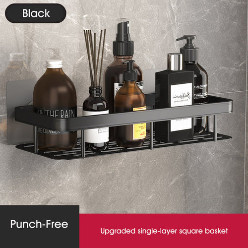 Bathroom No-drill Corner Wall Mount Shelf Storage Rack