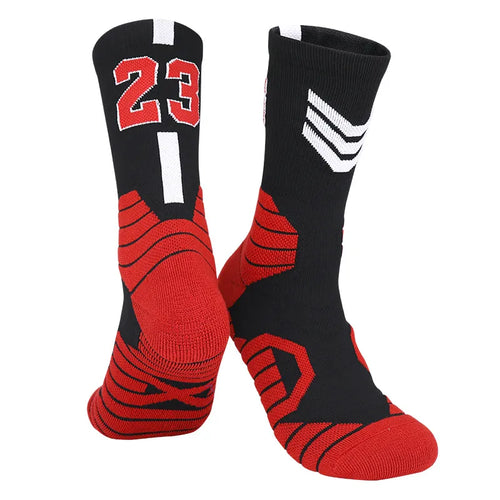 Men's Basketball Number Sports Socks