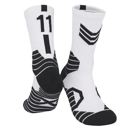 Men's Basketball Number Sports Socks