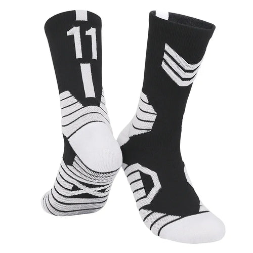 Men's Basketball Number Sports Socks