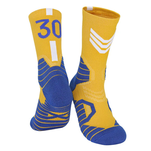 Men's Basketball Number Sports Socks