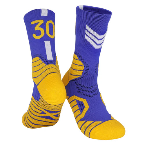 Men's Basketball Number Sports Socks