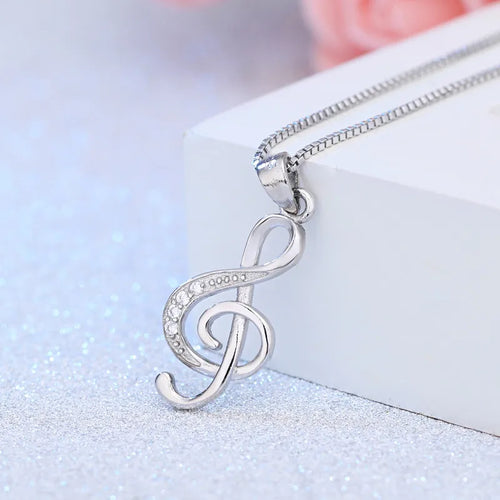 925 Sterling Silver Irregular Heart Moon Necklace