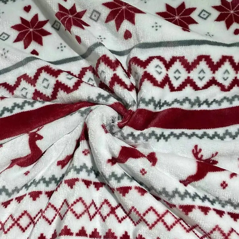 Thicked Elk Flannel Throw Blanket