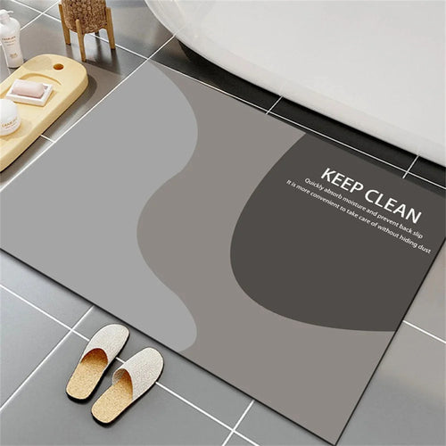 Absorbent Diatom Mud Water Absorbing Bathroom Pad