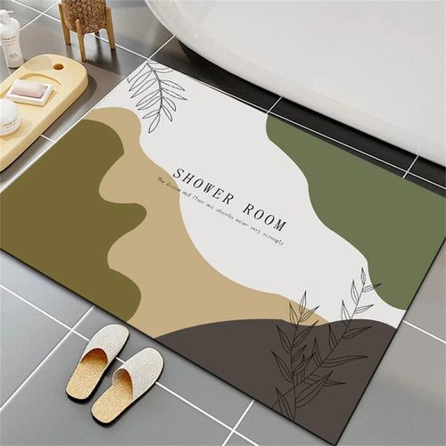 Absorbent Diatom Mud Water Absorbing Bathroom Pad