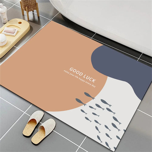 Absorbent Diatom Mud Water Absorbing Bathroom Pad